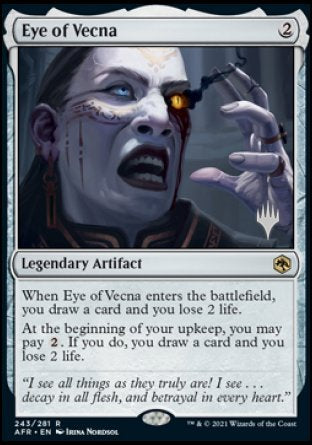 Eye of Vecna (Promo Pack) [Dungeons & Dragons: Adventures in the Forgotten Realms Promos] MTG Single Magic: The Gathering | Red Claw Gaming