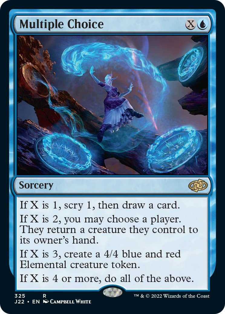 Multiple Choice [Jumpstart 2022] MTG Single Magic: The Gathering | Red Claw Gaming