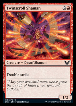 Twinscroll Shaman [Strixhaven: School of Mages] MTG Single Magic: The Gathering | Red Claw Gaming