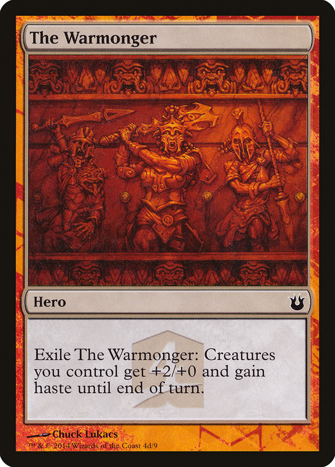 The Warmonger [Born of the Gods Hero's Path] MTG Single Magic: The Gathering | Red Claw Gaming