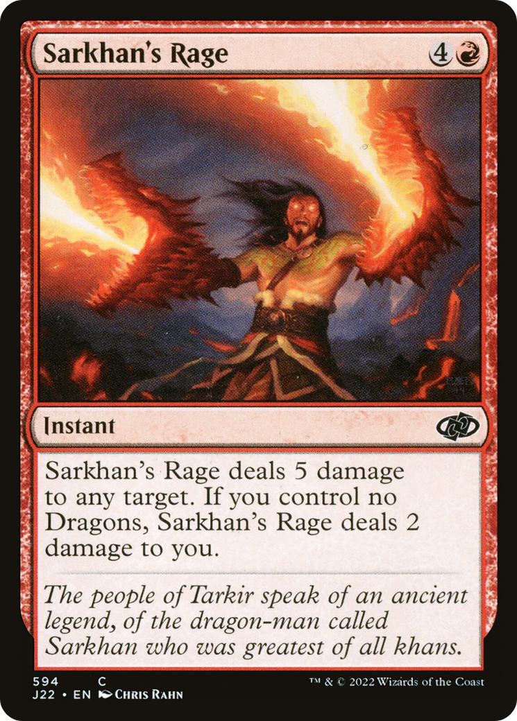 Sarkhan's Rage [Jumpstart 2022] MTG Single Magic: The Gathering | Red Claw Gaming
