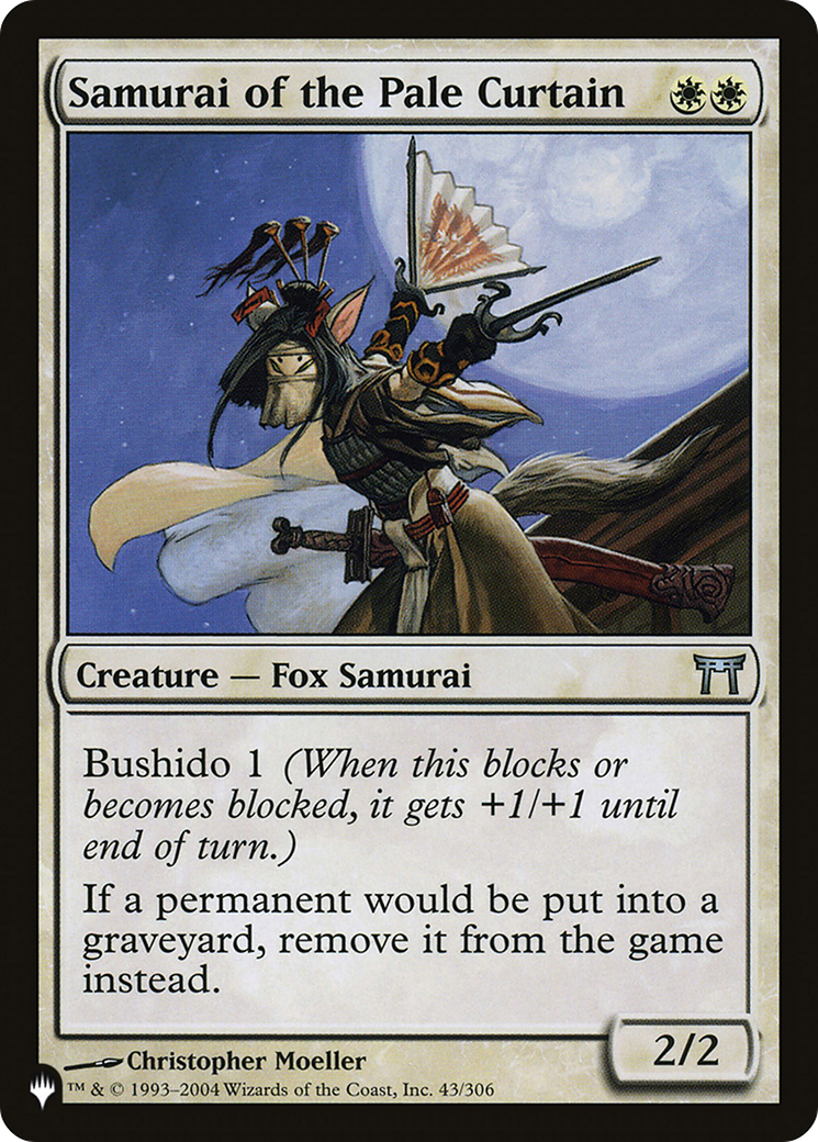 Samurai of the Pale Curtain [The List] MTG Single Magic: The Gathering | Red Claw Gaming
