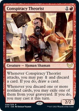 Conspiracy Theorist [Strixhaven: School of Mages] MTG Single Magic: The Gathering | Red Claw Gaming
