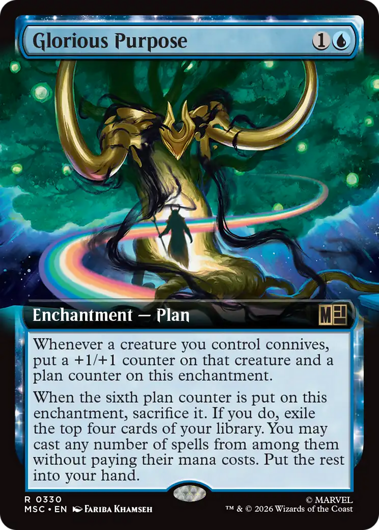 Glorious Purpose (Extended Art) [Marvel Super Heroes Commander] | Red Claw Gaming