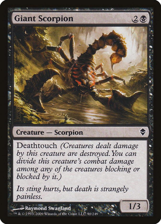 Giant Scorpion [Zendikar] MTG Single Magic: The Gathering | Red Claw Gaming