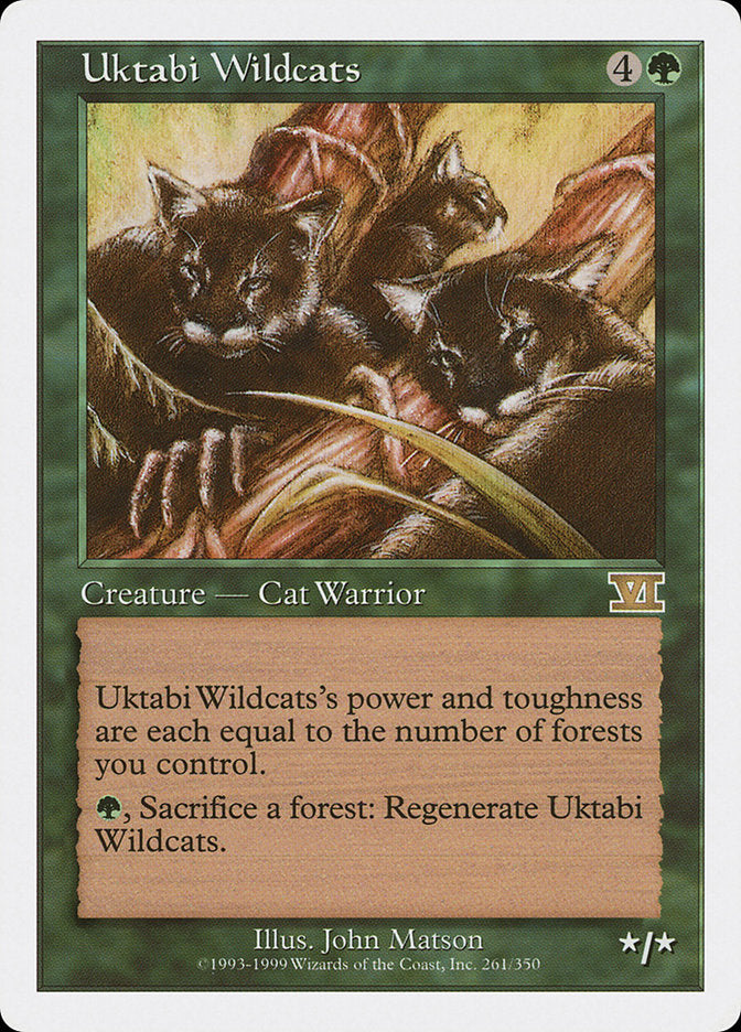 Uktabi Wildcats [Classic Sixth Edition] MTG Single Magic: The Gathering | Red Claw Gaming