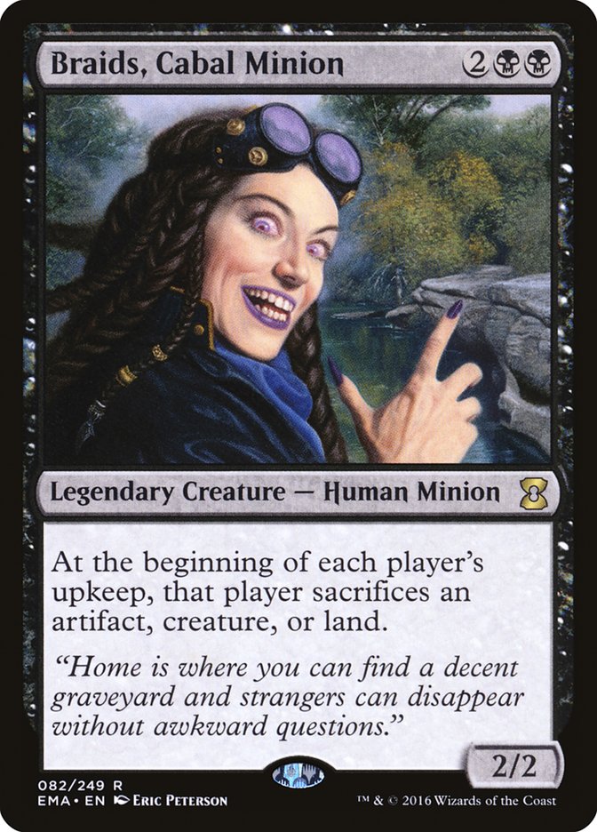 Braids, Cabal Minion [Eternal Masters] MTG Single Magic: The Gathering | Red Claw Gaming