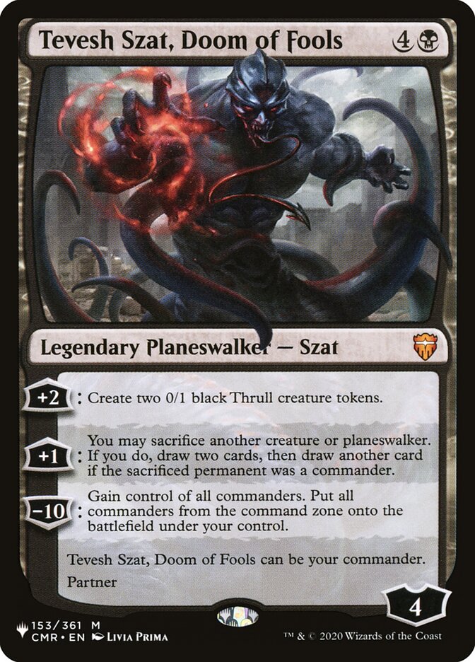 Tevesh Szat, Doom of Fools [The List] MTG Single Magic: The Gathering | Red Claw Gaming