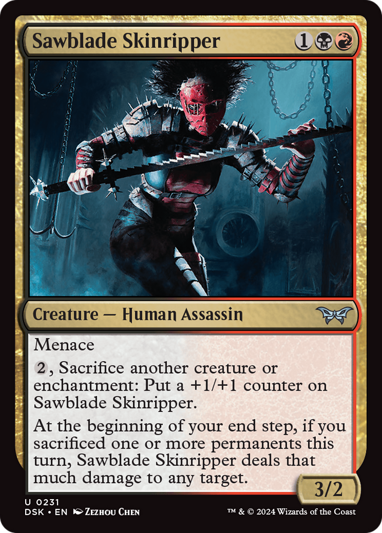 Sawblade Skinripper [Duskmourn: House of Horror] MTG Single Magic: The Gathering | Red Claw Gaming