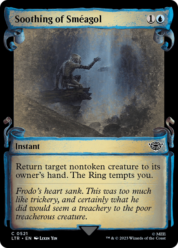 Soothing of Smeagol [The Lord of the Rings: Tales of Middle-Earth Showcase Scrolls] MTG Single Magic: The Gathering | Red Claw Gaming