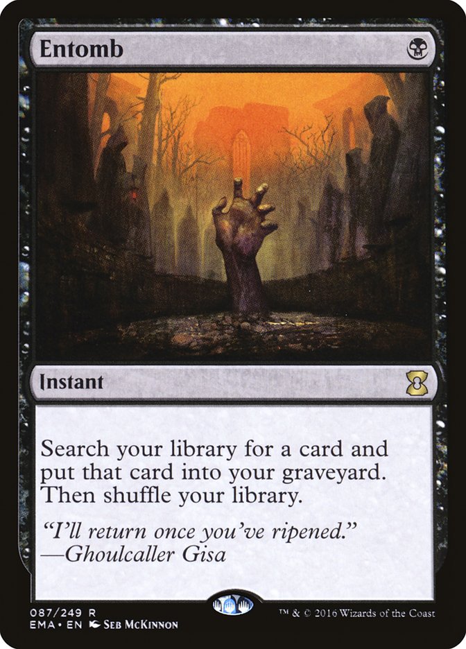 Entomb [Eternal Masters] MTG Single Magic: The Gathering | Red Claw Gaming