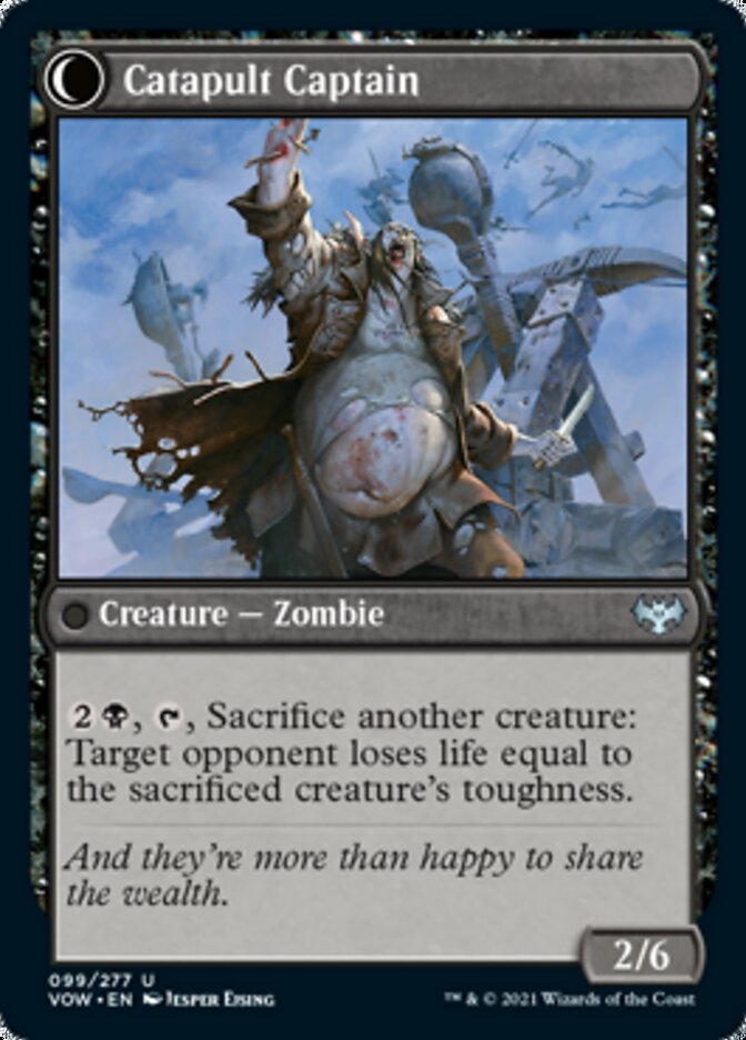 Catapult Fodder // Catapult Captain [Innistrad: Crimson Vow] MTG Single Magic: The Gathering | Red Claw Gaming