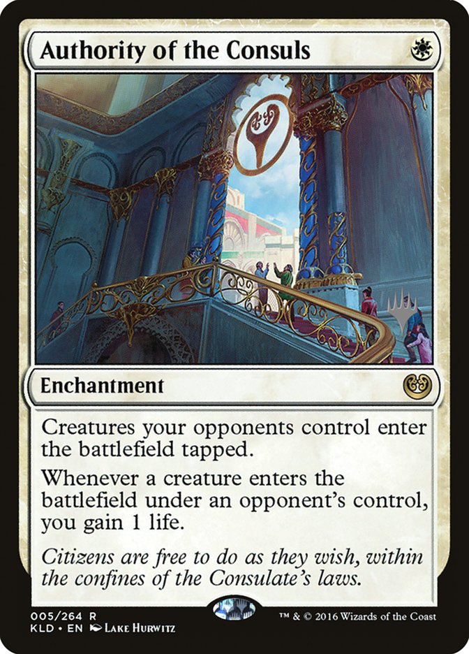 Authority of the Consuls (Promo Pack) [Kaladesh Promos] MTG Single Magic: The Gathering | Red Claw Gaming