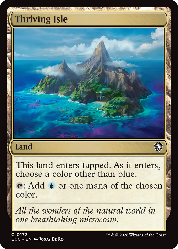 Thriving Isle [Lorwyn Eclipsed Commander] MTG Single Magic: The Gathering | Red Claw Gaming