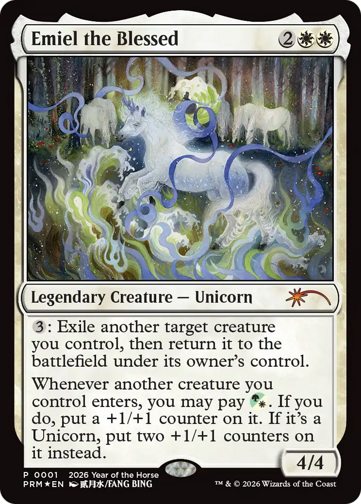 Emiel the Blessed (Year of the Horse 2026) [Standard Showdown Promos] MTG Single Magic: The Gathering | Red Claw Gaming