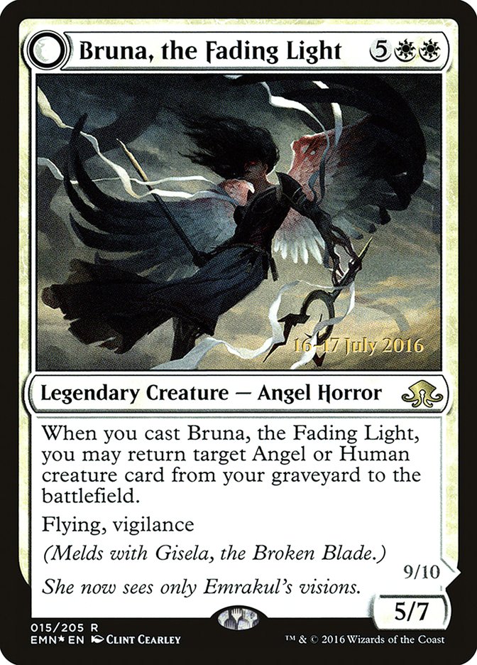 Bruna, the Fading Light [Eldritch Moon Prerelease Promos] MTG Single Magic: The Gathering | Red Claw Gaming