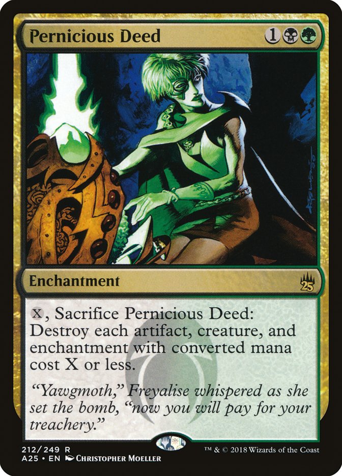 Pernicious Deed [Masters 25] MTG Single Magic: The Gathering | Red Claw Gaming