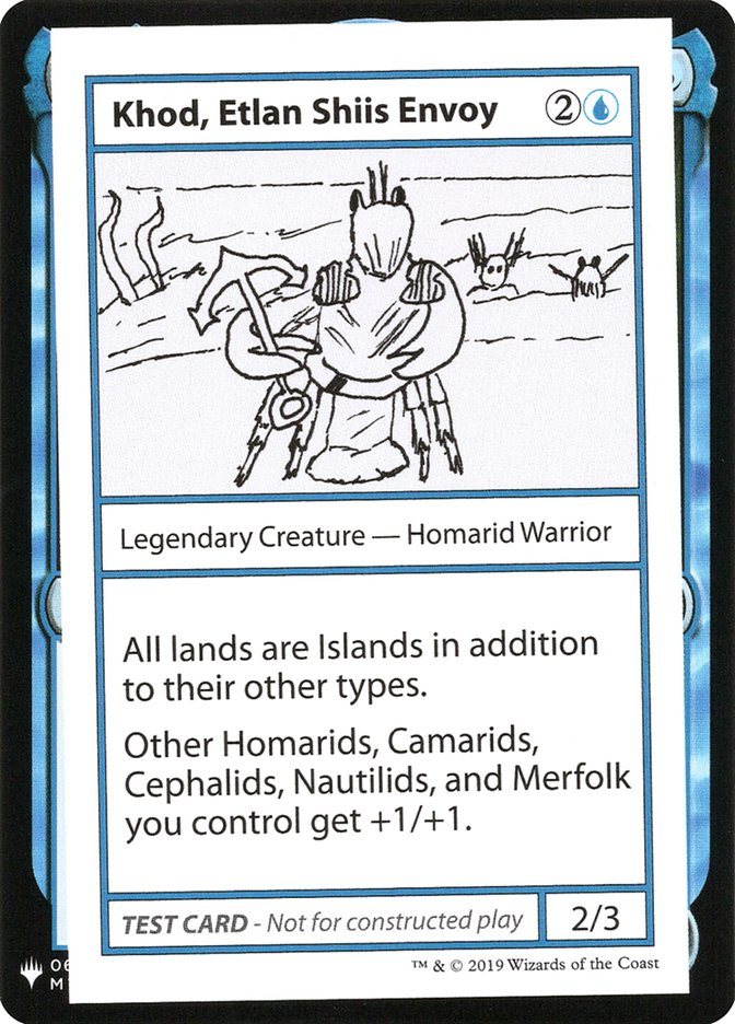 Khod, Etlan Shiis Envoy [Mystery Booster Playtest Cards] MTG Single Magic: The Gathering | Red Claw Gaming