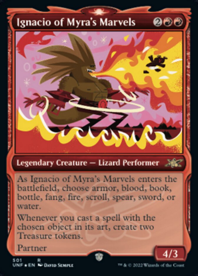 Ignacio of Myra's Marvels (Showcase) (Galaxy Foil) [Unfinity] MTG Single Magic: The Gathering    | Red Claw Gaming