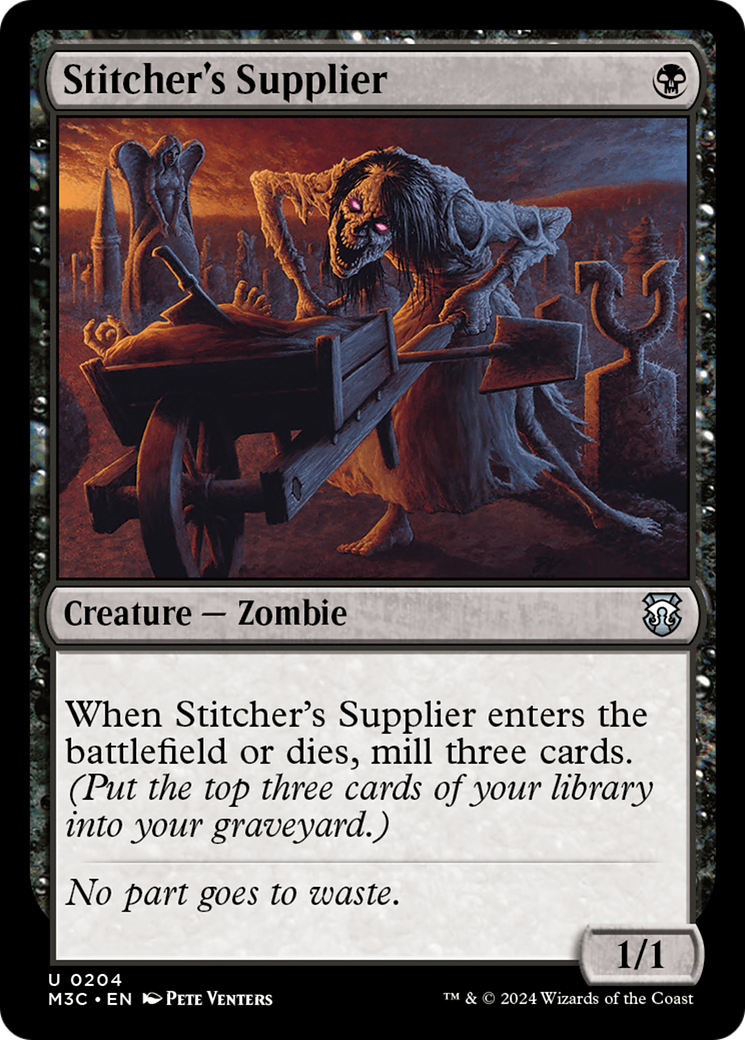 Stitcher's Supplier (Ripple Foil) [Modern Horizons 3 Commander] MTG Single Magic: The Gathering | Red Claw Gaming