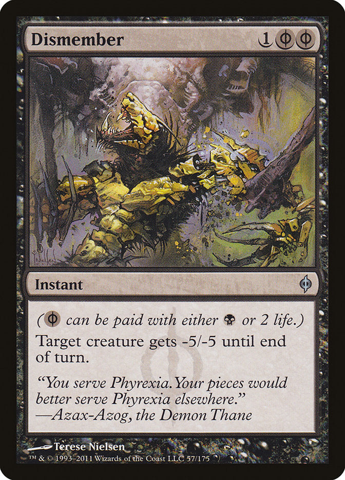 Dismember [New Phyrexia] MTG Single Magic: The Gathering | Red Claw Gaming