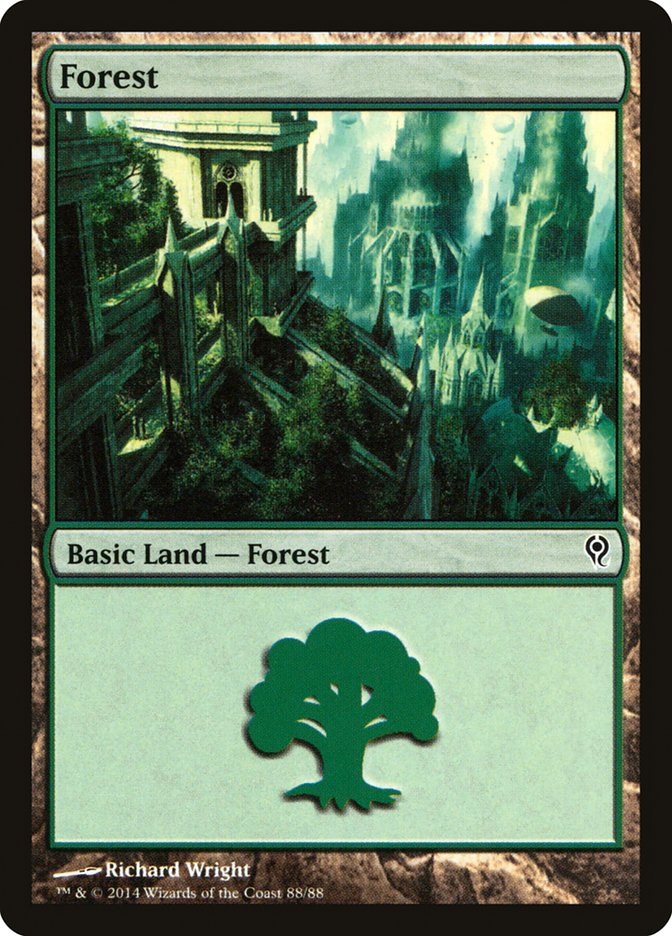 Forest (88) [Duel Decks: Jace vs. Vraska] MTG Single Magic: The Gathering    | Red Claw Gaming