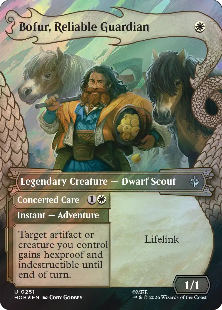 Bofur, Reliable Guardian (Showcase) (Surge Foil) [The Hobbit] | Red Claw Gaming