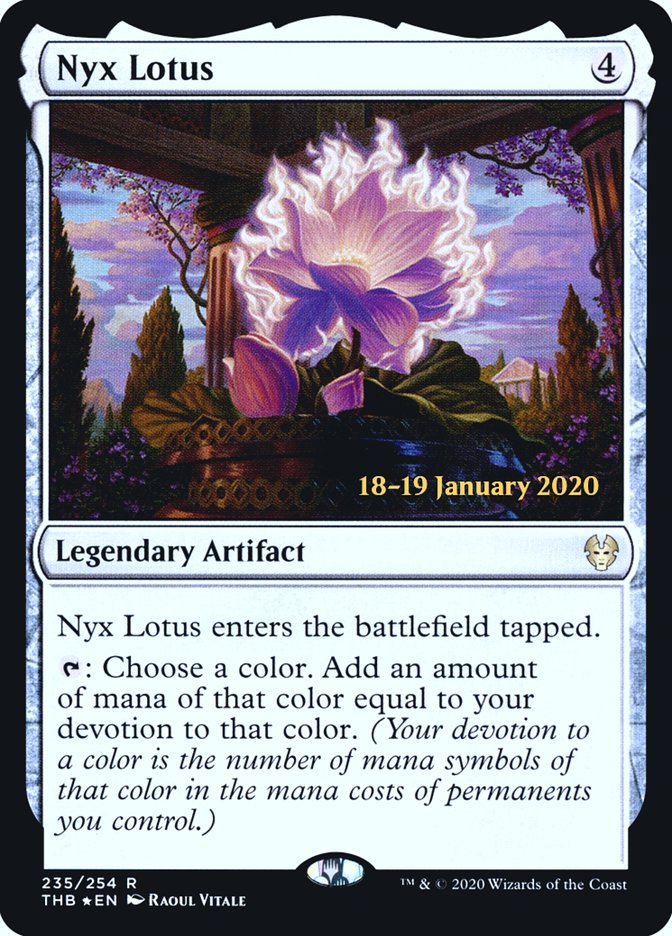 Nyx Lotus [Theros Beyond Death Prerelease Promos] MTG Single Magic: The Gathering | Red Claw Gaming