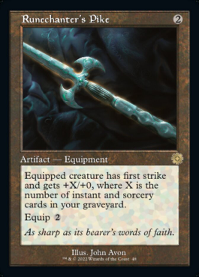 Runechanter's Pike (Retro) [The Brothers' War Retro Artifacts] MTG Single Magic: The Gathering | Red Claw Gaming