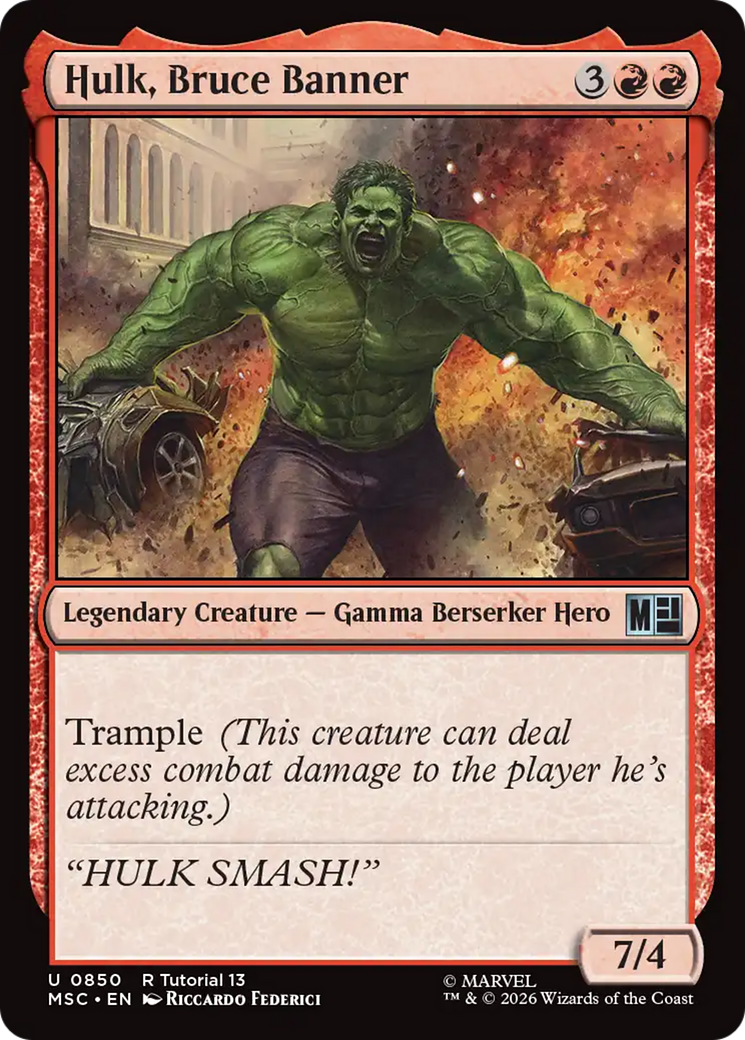 Hulk, Bruce Banner [Marvel Super Heroes Commander] | Red Claw Gaming