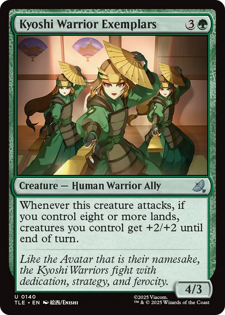 Kyoshi Warrior Exemplars [Avatar: The Last Airbender: Eternal-Legal] MTG Single Magic: The Gathering | Red Claw Gaming