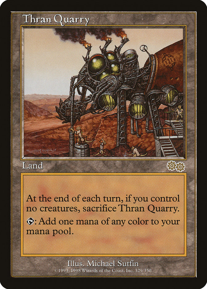 Thran Quarry [Urza's Saga] MTG Single Magic: The Gathering | Red Claw Gaming