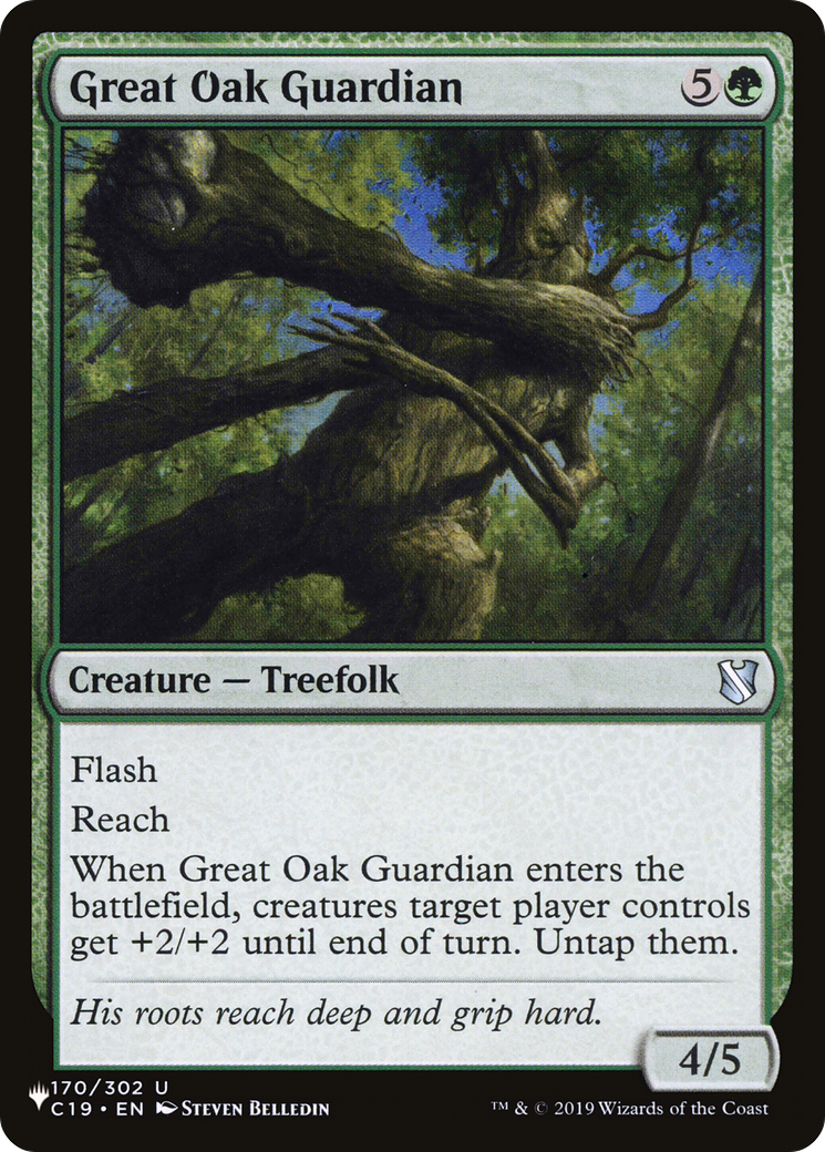 Great Oak Guardian [The List] MTG Single Magic: The Gathering | Red Claw Gaming