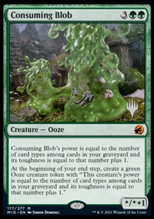 Consuming Blob (Promo Pack) [Innistrad: Midnight Hunt Promos] MTG Single Magic: The Gathering | Red Claw Gaming