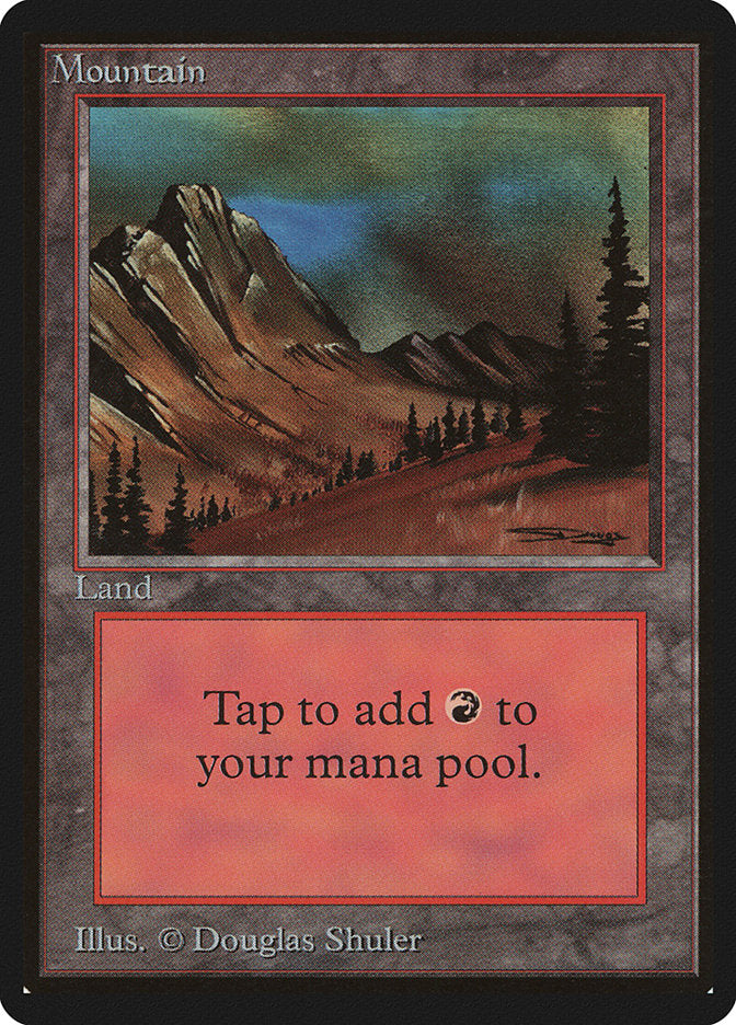 Mountain (299) [Beta Edition] MTG Single Magic: The Gathering | Red Claw Gaming
