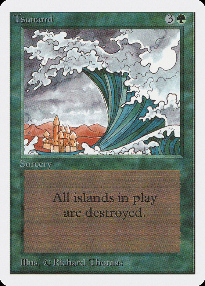 Tsunami [Unlimited Edition] MTG Single Magic: The Gathering | Red Claw Gaming