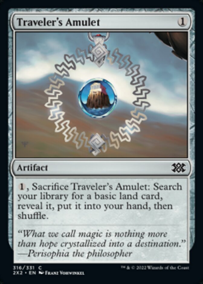 Traveler's Amulet [Double Masters 2022] MTG Single Magic: The Gathering    | Red Claw Gaming