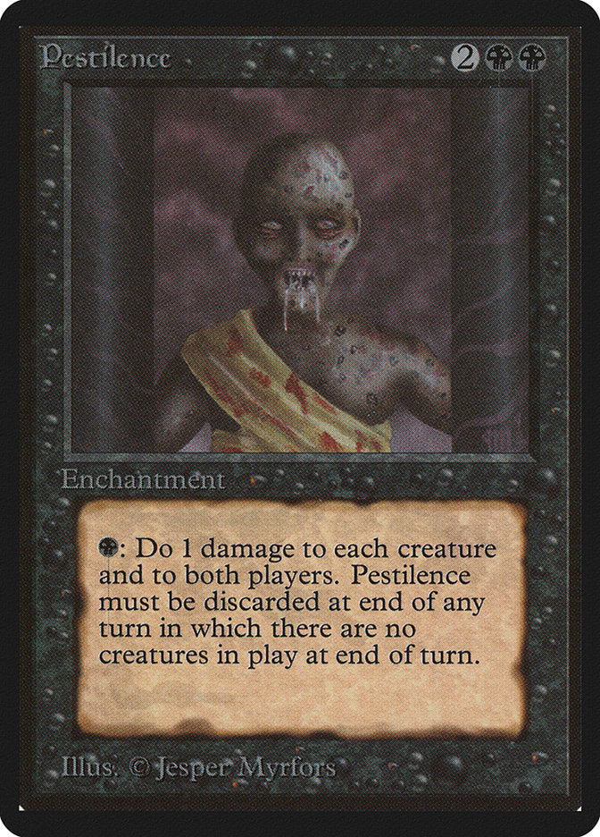 Pestilence [Beta Edition] MTG Single Magic: The Gathering | Red Claw Gaming