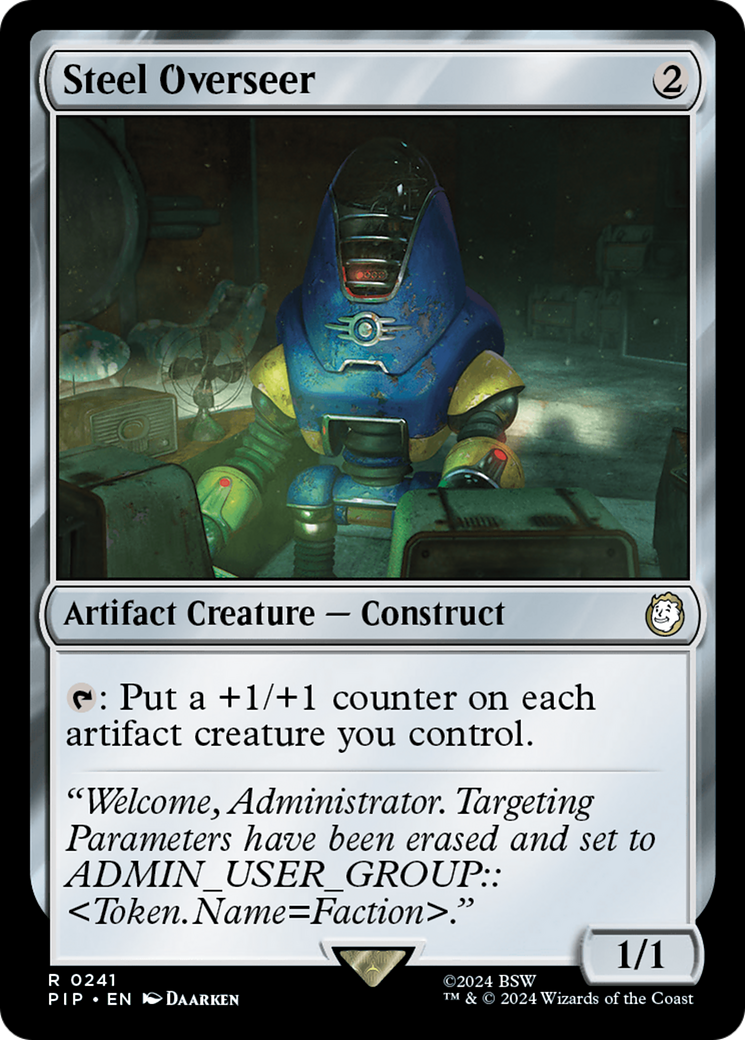 Steel Overseer [Fallout] MTG Single Magic: The Gathering | Red Claw Gaming