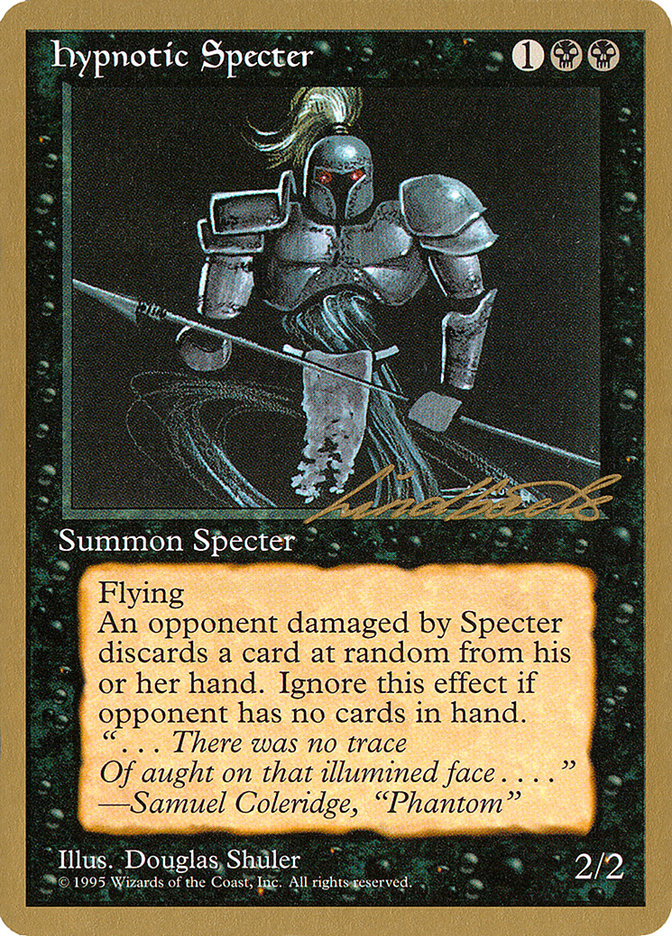 Hypnotic Specter (Leon Lindback) [Pro Tour Collector Set] MTG Single Magic: The Gathering | Red Claw Gaming
