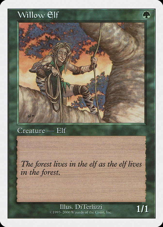Willow Elf [Starter 2000] MTG Single Magic: The Gathering | Red Claw Gaming