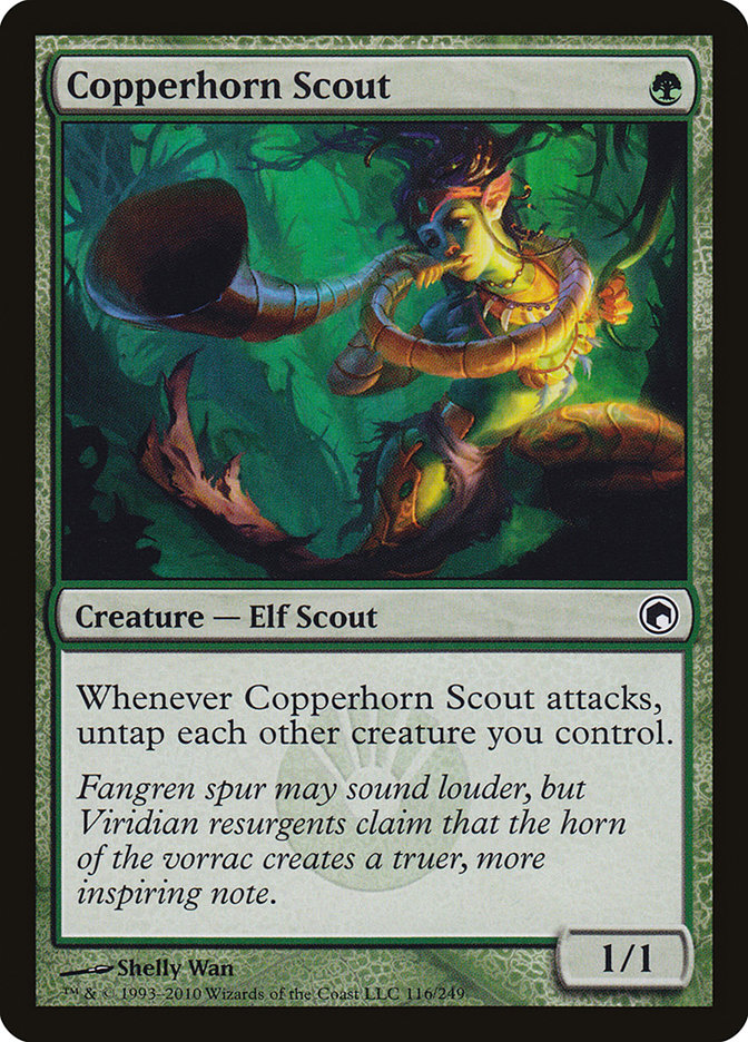 Copperhorn Scout [Scars of Mirrodin] MTG Single Magic: The Gathering | Red Claw Gaming
