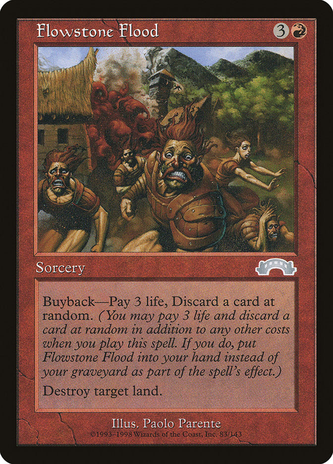 Flowstone Flood [Exodus] MTG Single Magic: The Gathering | Red Claw Gaming