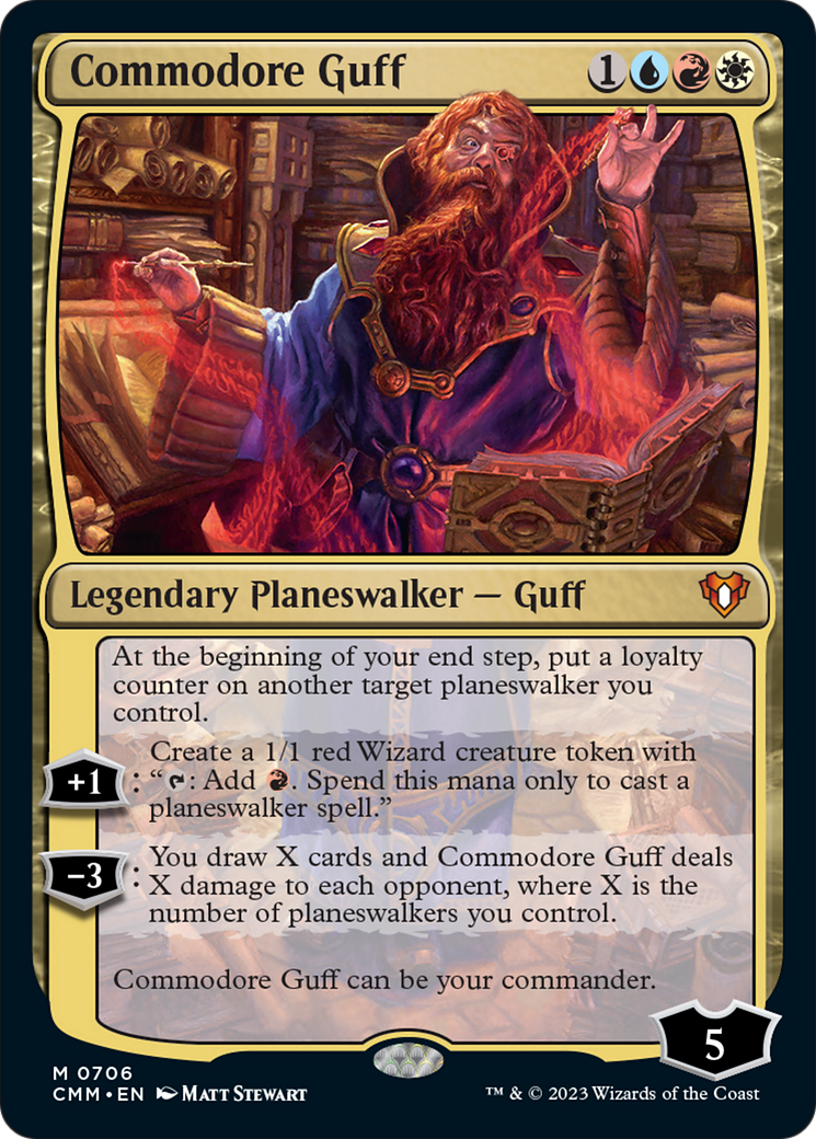 Commodore Guff [Commander Masters] MTG Single Magic: The Gathering | Red Claw Gaming