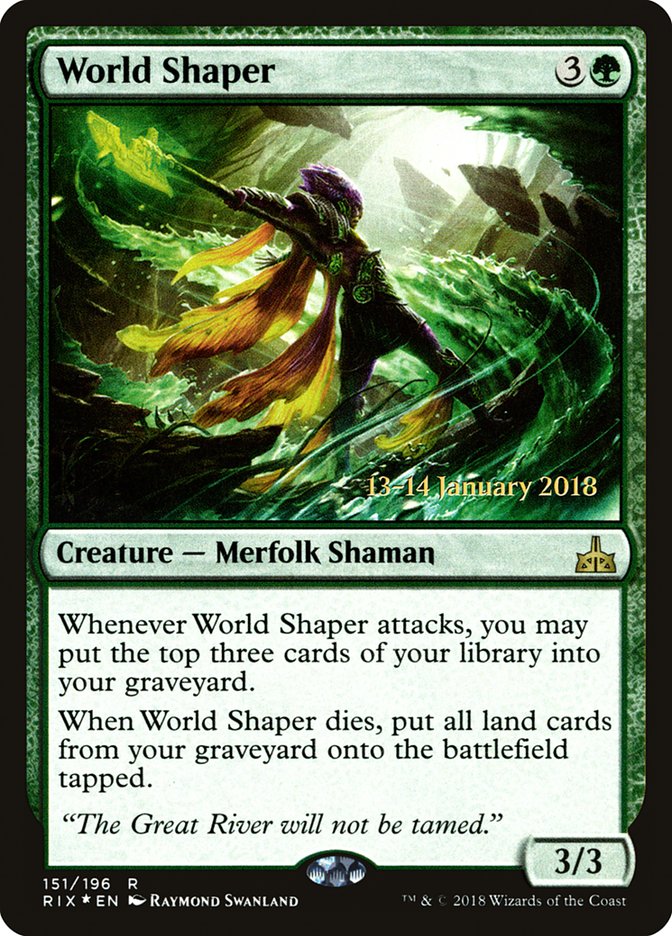 World Shaper [Rivals of Ixalan Prerelease Promos] MTG Single Magic: The Gathering | Red Claw Gaming