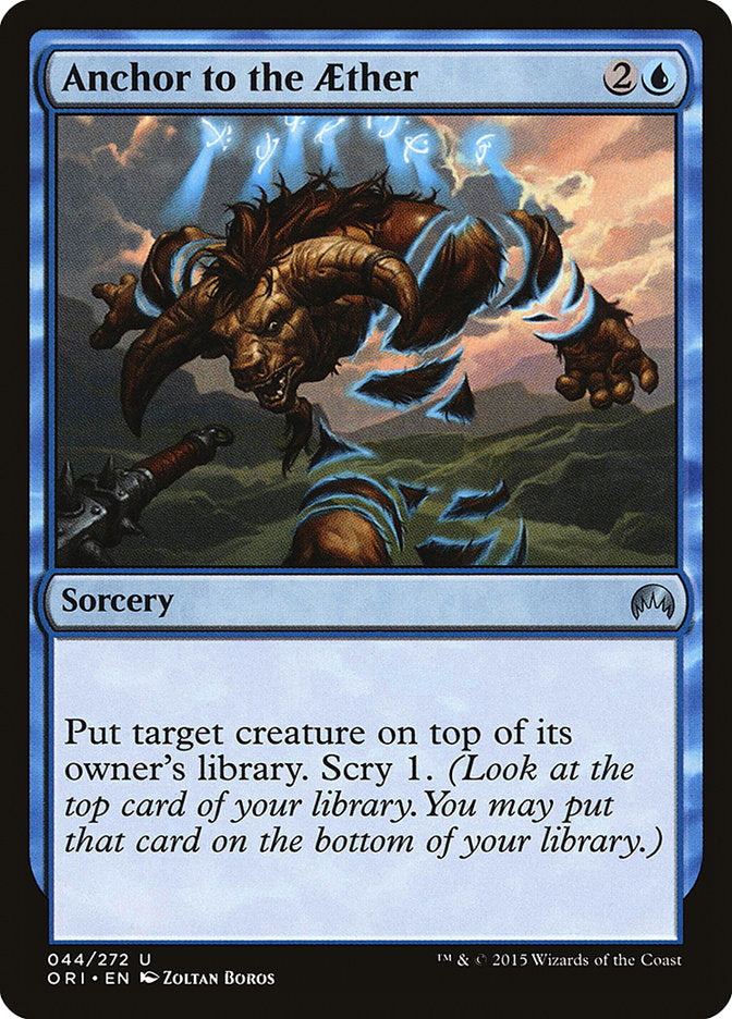Anchor to the Aether [Magic Origins] MTG Single Magic: The Gathering | Red Claw Gaming
