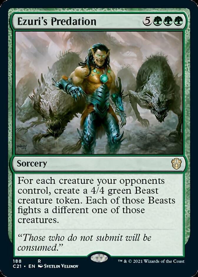 Ezuri's Predation [Commander 2021] MTG Single Magic: The Gathering | Red Claw Gaming