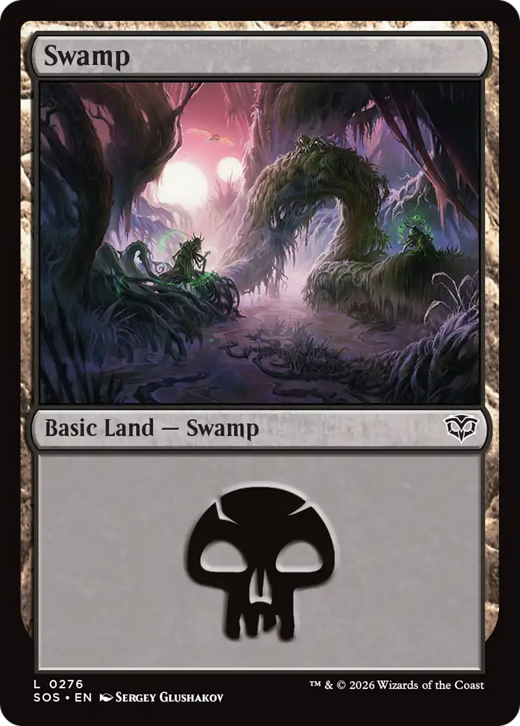 Swamp (0276) [Secrets of Strixhaven] MTG Single Magic: The Gathering | Red Claw Gaming