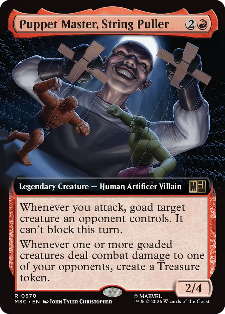 Puppet Master, String Puller (Extended Art) [Marvel Super Heroes Commander] | Red Claw Gaming