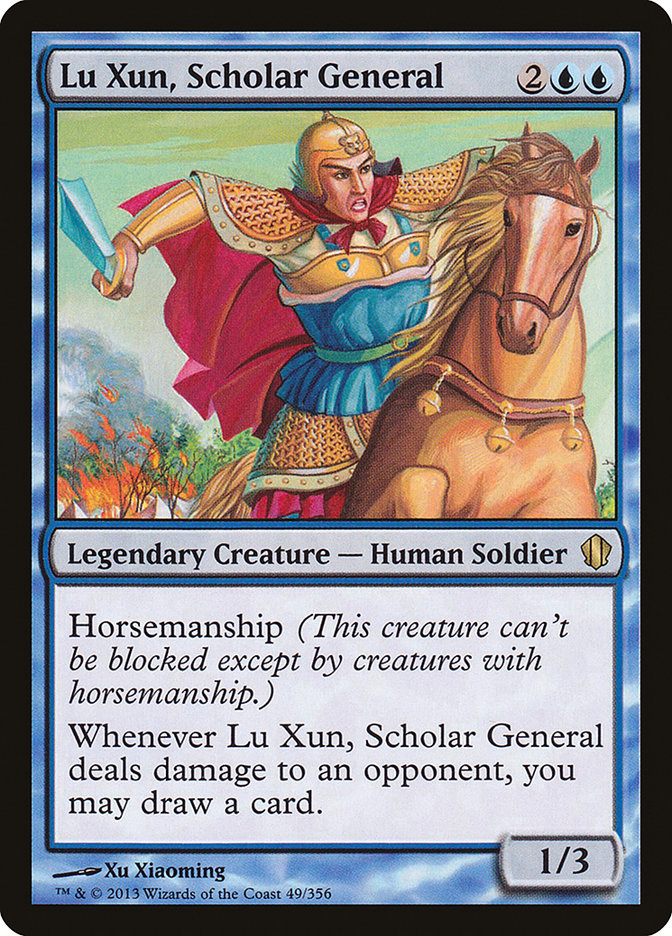 Lu Xun, Scholar General [Commander 2013] MTG Single Magic: The Gathering | Red Claw Gaming
